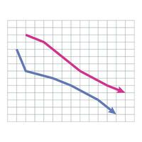 elemento grafico icona. statistico infograph crisi economia, vettore illustrazione