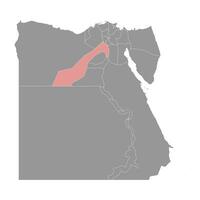 Giza governatorato carta geografica, amministrativo divisione di Egitto. vettore illustrazione.