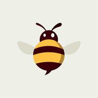 vettore illustrazione di carino Grasso ape