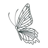 bel disegno a farfalla vettore