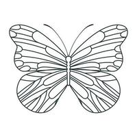 bella illustrazione della farfalla vettore