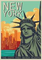 New York Poster vettore
