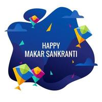 Happy Makar Sankranti vettore