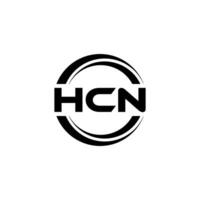 hcn logo disegno, ispirazione per un' unico identità. moderno eleganza e creativo design. filigrana il tuo successo con il Impressionante Questo logo. vettore