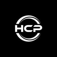 hcp logo disegno, ispirazione per un' unico identità. moderno eleganza e creativo design. filigrana il tuo successo con il Impressionante Questo logo. vettore