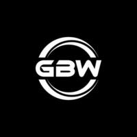 gbw logo disegno, ispirazione per un' unico identità. moderno eleganza e creativo design. filigrana il tuo successo con il Impressionante Questo logo. vettore