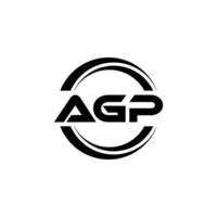 agp logo disegno, ispirazione per un' unico identità. moderno eleganza e creativo design. filigrana il tuo successo con il Impressionante Questo logo. vettore