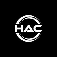 hac logo disegno, ispirazione per un' unico identità. moderno eleganza e creativo design. filigrana il tuo successo con il Impressionante Questo logo. vettore