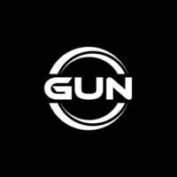 pistola logo disegno, ispirazione per un' unico identità. moderno eleganza e creativo design. filigrana il tuo successo con il Impressionante Questo logo. vettore