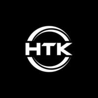 htk logo disegno, ispirazione per un' unico identità. moderno eleganza e creativo design. filigrana il tuo successo con il Impressionante Questo logo. vettore