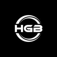 hgb logo disegno, ispirazione per un' unico identità. moderno eleganza e creativo design. filigrana il tuo successo con il Impressionante Questo logo. vettore