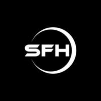 sf logo disegno, ispirazione per un' unico identità. moderno eleganza e creativo design. filigrana il tuo successo con il Impressionante Questo logo. vettore