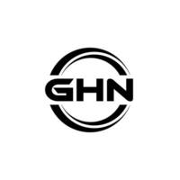 ghn logo disegno, ispirazione per un' unico identità. moderno eleganza e creativo design. filigrana il tuo successo con il Impressionante Questo logo. vettore