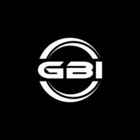 GBI logo disegno, ispirazione per un' unico identità. moderno eleganza e creativo design. filigrana il tuo successo con il Impressionante Questo logo. vettore