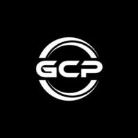 gcp logo disegno, ispirazione per un' unico identità. moderno eleganza e creativo design. filigrana il tuo successo con il Impressionante Questo logo. vettore