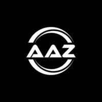 aaz logo disegno, ispirazione per un' unico identità. moderno eleganza e creativo design. filigrana il tuo successo con il Impressionante Questo logo. vettore
