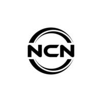 ncn logo disegno, ispirazione per un' unico identità. moderno eleganza e creativo design. filigrana il tuo successo con il Impressionante Questo logo. vettore