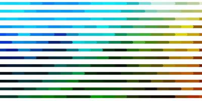 modello vettoriale azzurro, verde con linee. illustrazione astratta moderna con linee colorate. modello per annunci, spot pubblicitari.