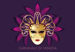 Carnevale di venezia Mask vettore