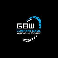 gbw lettera logo creativo design con vettore grafico, gbw semplice e moderno logo. gbw lussuoso alfabeto design