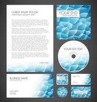 Modern Crystal Graphic Business Layout, graphic illustratin vector