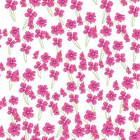 senza soluzione di continuità modello di rosa elegante e raffinato fiori, estate campo vettore