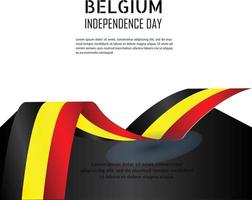 belgio giorno dell'indipendenza 01 vettore