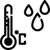 termometro medicina icona simbolo Immagine vettore. illustrazione di il temperatura freddo e caldo misurare attrezzo design immagine.eps 10 vettore