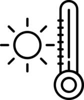 termometro medicina icona simbolo Immagine vettore. illustrazione di il temperatura freddo e caldo misurare attrezzo design immagine.eps 10 vettore