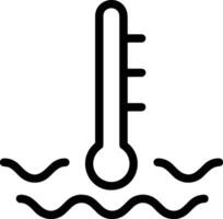 termometro medicina icona simbolo Immagine vettore. illustrazione di il temperatura freddo e caldo misurare attrezzo design immagine.eps 10 vettore