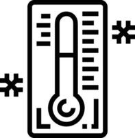 termometro medicina icona simbolo Immagine vettore. illustrazione di il temperatura freddo e caldo misurare attrezzo design immagine.eps 10 vettore