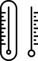 termometro medicina icona simbolo Immagine vettore. illustrazione di il temperatura freddo e caldo misurare attrezzo design immagine.eps 10 vettore