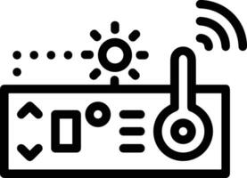 termometro medicina icona simbolo Immagine vettore. illustrazione di il temperatura freddo e caldo misurare attrezzo design immagine.eps 10 vettore