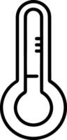 termometro medicina icona simbolo Immagine vettore. illustrazione di il temperatura freddo e caldo misurare attrezzo design immagine.eps 10 vettore