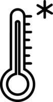 termometro medicina icona simbolo Immagine vettore. illustrazione di il temperatura freddo e caldo misurare attrezzo design immagine.eps 10 vettore