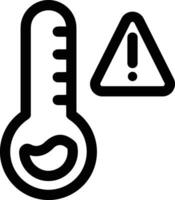 termometro medicina icona simbolo Immagine vettore. illustrazione di il temperatura freddo e caldo misurare attrezzo design immagine.eps 10 vettore