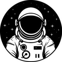 astronauta - minimalista e piatto logo - vettore illustrazione