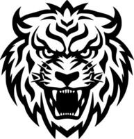 tigre - minimalista e piatto logo - vettore illustrazione