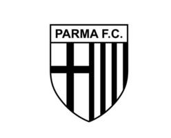 parma club logo simbolo nero serie un' calcio Calcio Italia astratto design vettore illustrazione