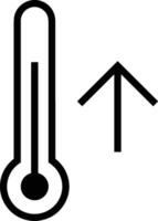 termometro medicina icona simbolo Immagine vettore. illustrazione di il temperatura freddo e caldo misurare attrezzo design immagine.eps 10 vettore