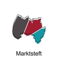 carta geografica di marksteft disegno, mondo carta geografica nazione vettore illustrazione modello