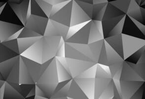 layout low poly argento scuro, grigio vettoriale. vettore