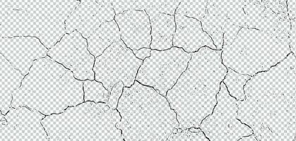 Cracked calcestruzzo struttura su un' bianca sfondo grunge copertura per vettore disegno, sgangherato,