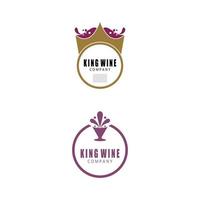 royal king queen crown elegante design del logo di lusso vettore