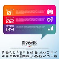 infografica modello di progettazione vettore