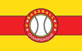 moderno baseball campionato professionale emblema per baseball squadra vettore