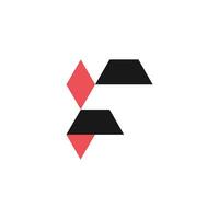 lettera f logo design icone elemento per iniziale o attività commerciale vettore