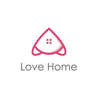 amore Casa logo design icona elemento vettore con moderno stile