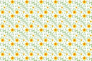 senza soluzione di continuità fiore e foglia abstrack Patten design . vettore