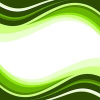 verde onda vettore arte grafica